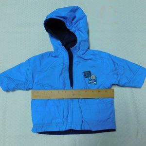 Traveling Teddy Blue Rain Windbreaker Jacket 12M